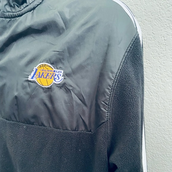 Adidas Los Angeles Lakers Fleece Track Jacket - Picture 2 of 9